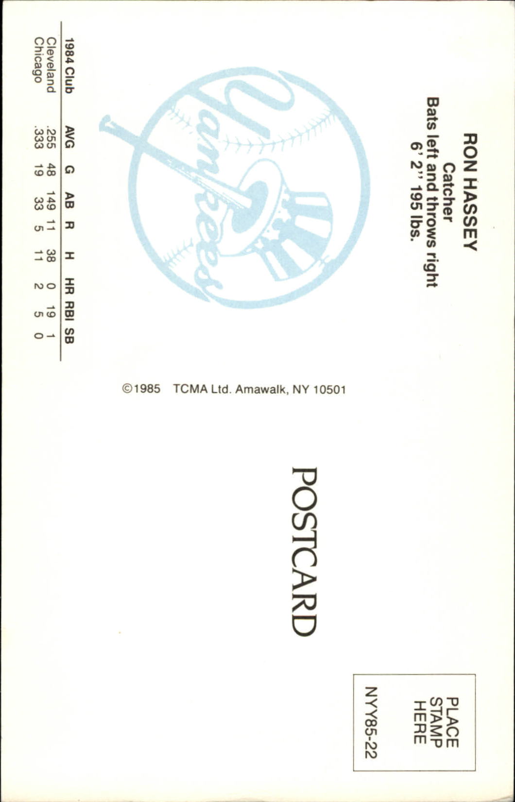 B6080- 1985 Yankees TCMA Cartoline BB Card #s 1-40 -Scegli tu- 15+ SPEDIZIONE GRATUITA US - Foto 35 di 57