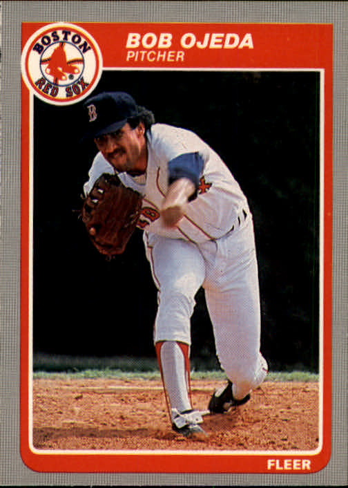 1985 Fleer #166 Bob Ojeda