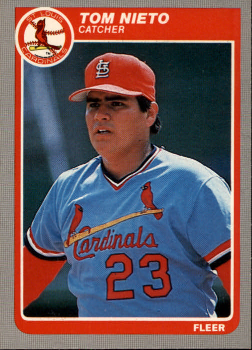 1985 Fleer #235 Tom Nieto