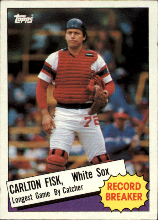 1985 Topps #1 Carlton Fisk RB