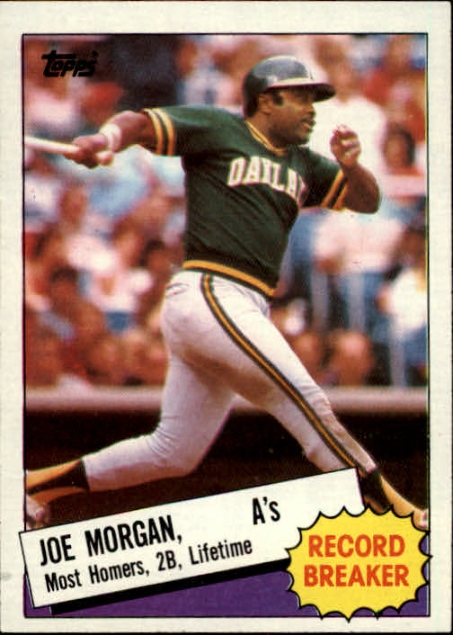 1985 Topps #5 Joe Morgan RB