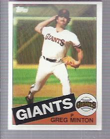 1985 Topps #45 Greg Minton