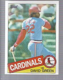 1985 Topps #87 David Green