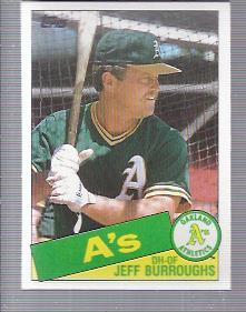 1985 Topps #91 Jeff Burroughs