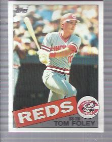 1985 Topps #107 Tom Foley
