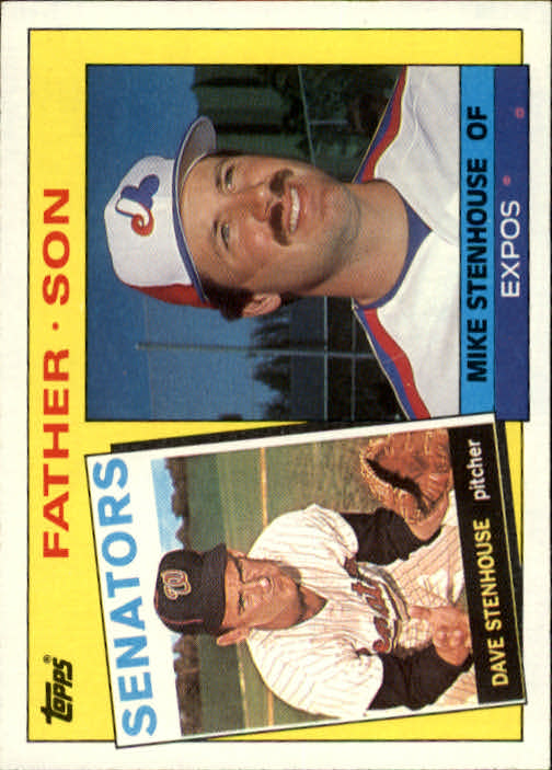 1985 Topps #141 Mike/Dave Stenhouse FS