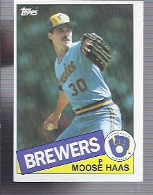 1985 Topps #151 Moose Haas