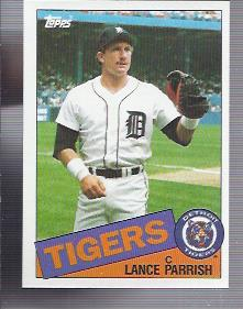 1985 Topps #160 Lance Parrish