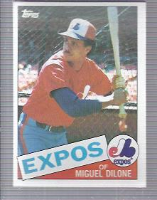 1985 Topps #178 Miguel Dilone