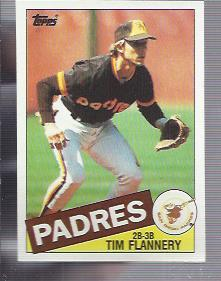1985 Topps #182 Tim Flannery