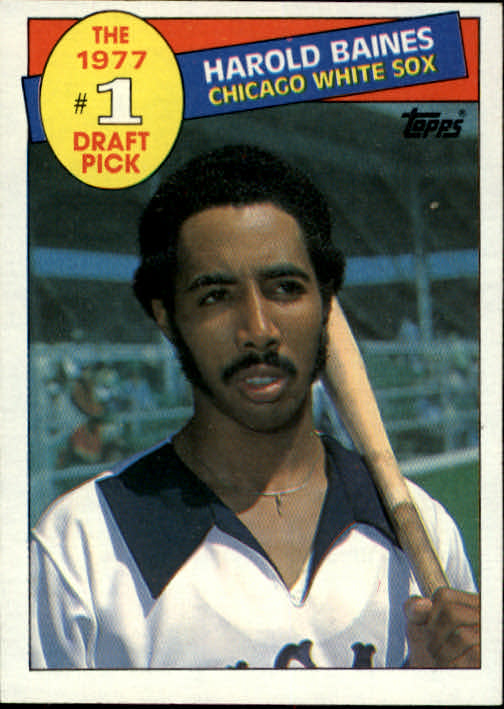 HAROLD BAINES THE 1977 #1 DRAFT PICK - 1985 TOPPS BASEBALL CARD