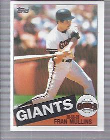 1985 Topps #283 Fran Mullins