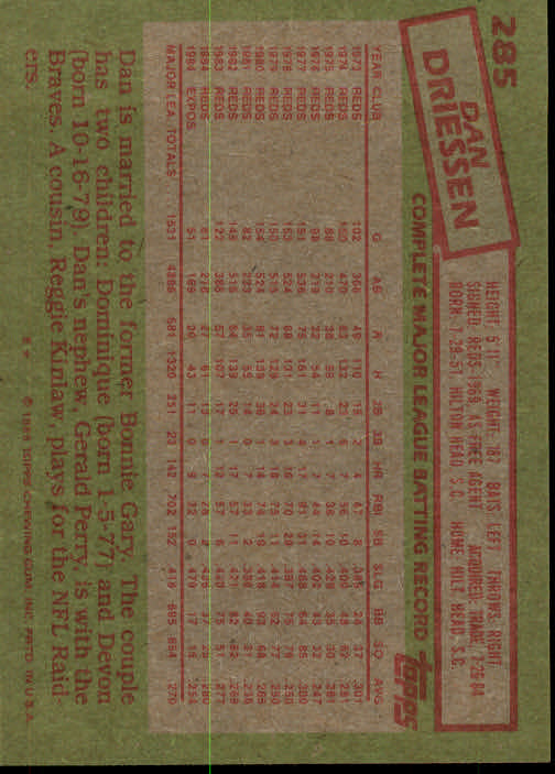1985 Topps Baseball Card Pick (Base) 283-562 - Bild 7 von 491