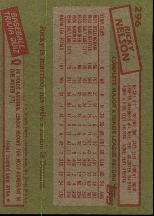 1985 Topps Baseball Card Pick (Base) 283-562 - Bild 25 von 491