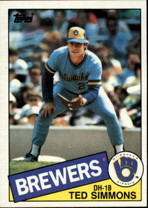 1985 Topps #318 Ted Simmons