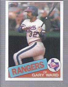 1985 Topps #414 Gary Ward