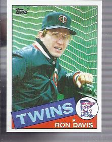 1985 Topps #430 Ron Davis