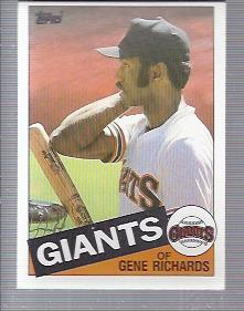 1985 Topps #434 Gene Richards