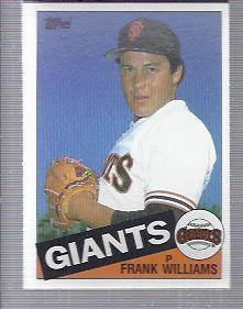 1985 Topps #487 Frank Williams