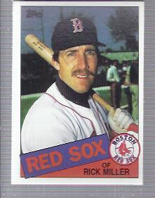 1985 Topps #502 Rick Miller