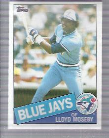 1985 Topps #545 Lloyd Moseby