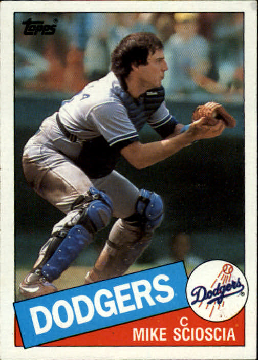 1985 Topps: #549 - Mike Scioscia