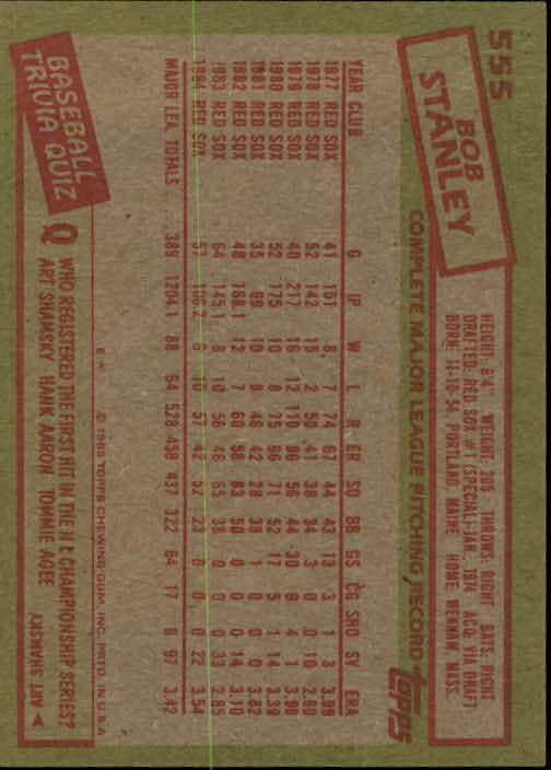 1985 Topps Baseball Card Pick (Base) 283-562 - Bild 477 von 491