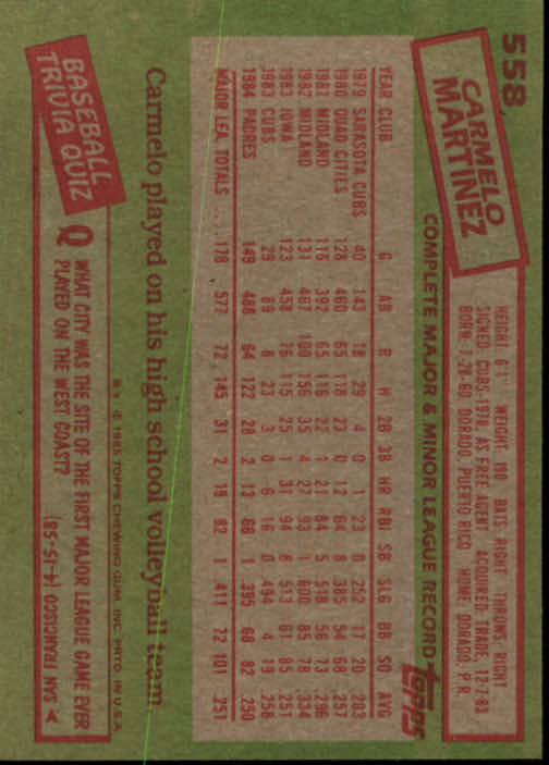 1985 Topps Baseball Card Pick (Base) 283-562 - Bild 483 von 491