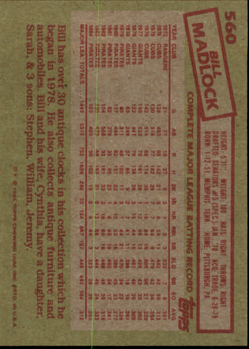1985 Topps Baseball Card Pick (Base) 283-562 - Bild 487 von 491