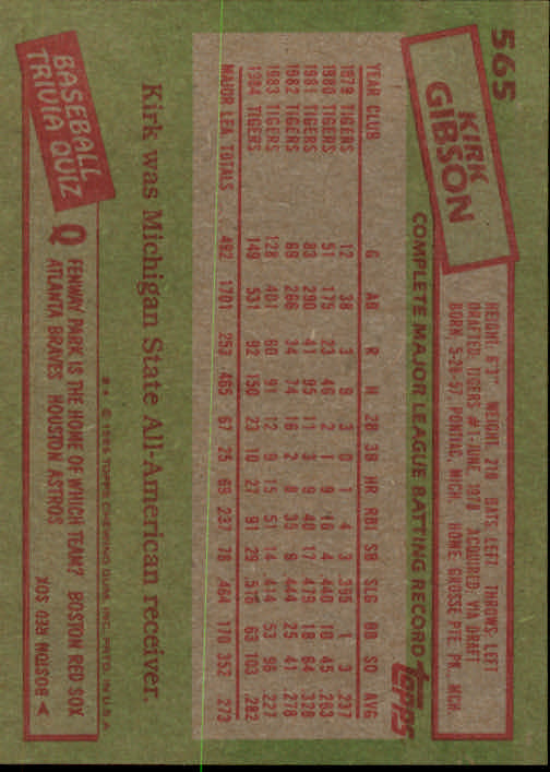 A2629- 1985 Topps Baseball Karten 401-600 + Rookies -du Pick- 15 + Gratis US - Bild 307 von 373