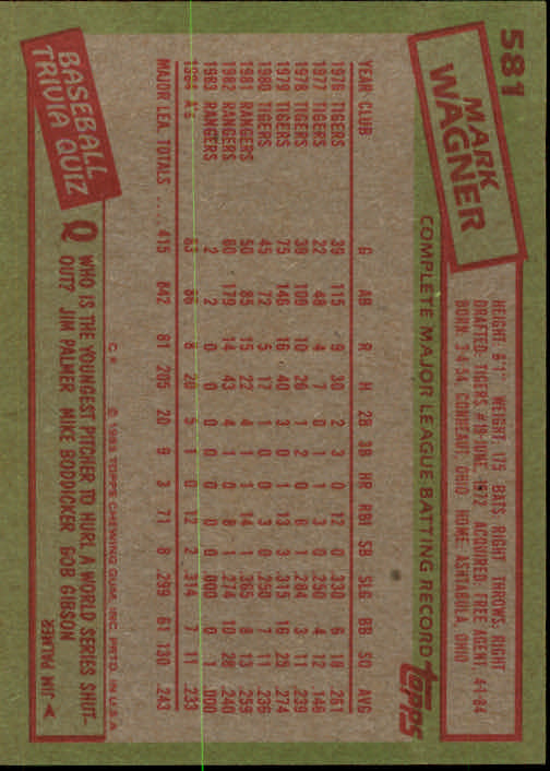A2629- 1985 Topps Baseball Karten 401-600 + Rookies -du Pick- 15 + Gratis US - Bild 337 von 373