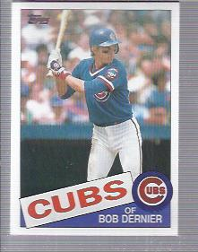 1985 Topps #589 Bob Dernier