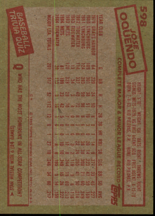 A2629- 1985 Topps Baseball Karten 401-600 + Rookies -du Pick- 15 + Gratis US - Bild 371 von 373