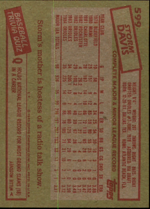 A2629- 1985 Topps Baseball Karten 401-600 + Rookies -du Pick- 15 + Gratis US - Bild 373 von 373