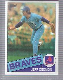 1985 Topps #602 Jeff Dedmon