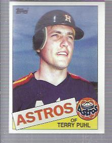 1985 Topps #613 Terry Puhl