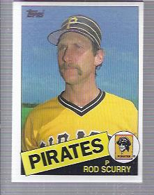 1985 Topps #641 Rod Scurry