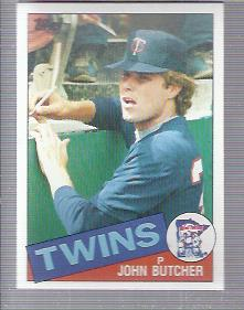 1985 Topps #741 John Butcher