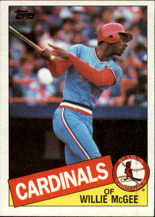 1985 Topps #757 Willie McGee
