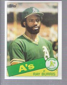 1985 Topps #758 Ray Burris