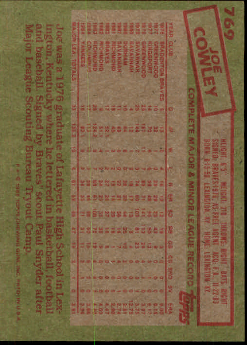 1985 Topps Baseballkarte #751-792 - Wählen Sie Ihre Karte - Bild 36 von 82