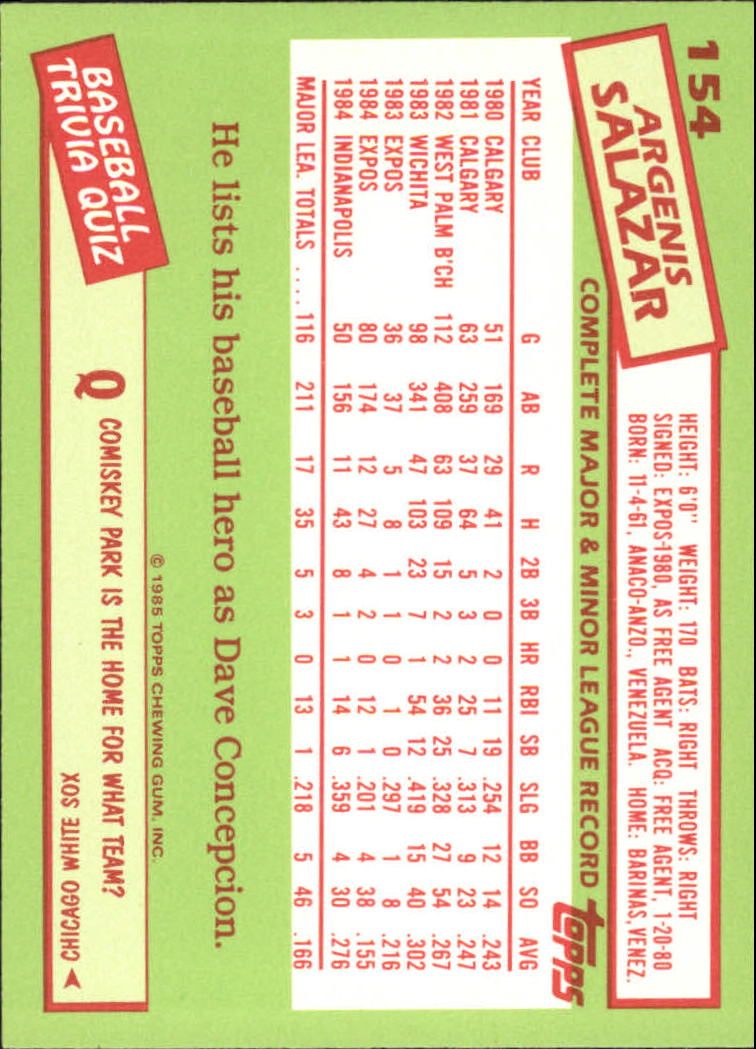 B1501- 1985 Topps Tiffany Baseball Card #s 1-792 -You Pick- 15+ FREE US SHIP - Picture 91 of 461