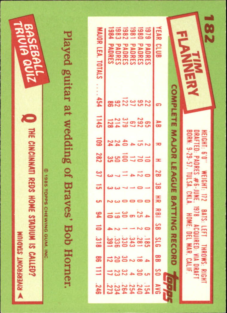 B1501- 1985 Topps Tiffany Baseball Card #s 1-792 -You Pick- 15+ FREE US SHIP - Picture 109 of 461