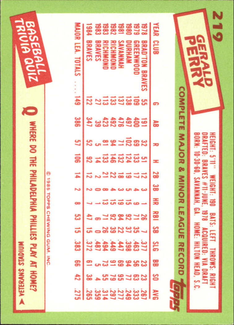 B1501- 1985 Topps Tiffany Baseball Card #s 1-792 -You Pick- 15+ FREE US SHIP - Picture 141 of 461