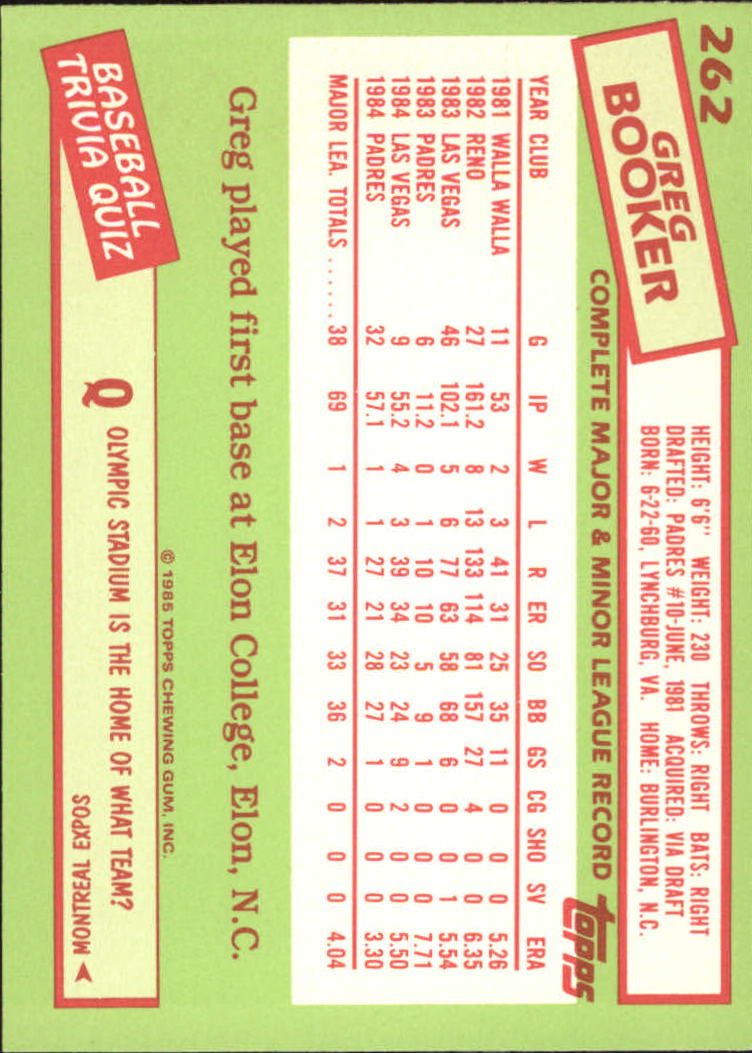B1501- 1985 Topps Tiffany Baseball Card #s 1-792 -You Pick- 15+ FREE US SHIP - Picture 173 of 461