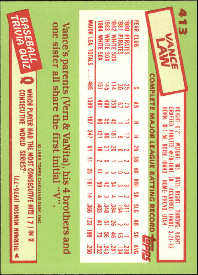 B1501- 1985 Topps Tiffany Baseball Card #s 1-792 -You Pick- 15+ FREE US SHIP - Picture 249 of 461