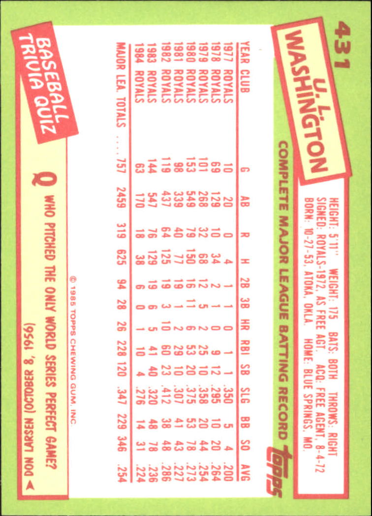 B1501- 1985 Topps Tiffany Baseball Card #s 1-792 -You Pick- 15+ FREE US SHIP - Picture 265 of 461