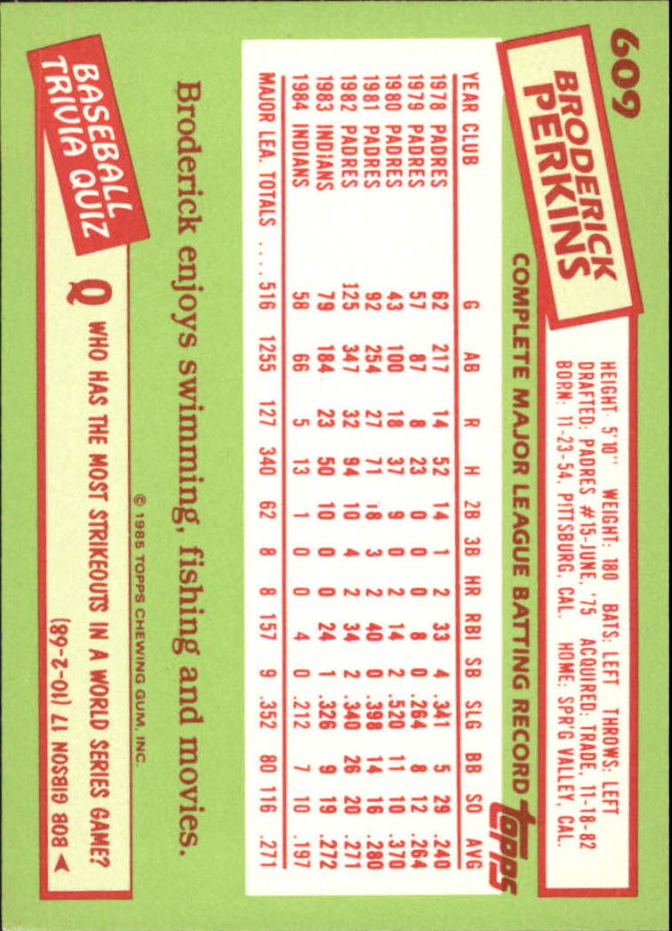 B1501- 1985 Topps Tiffany Baseball Card #s 1-792 -You Pick- 15+ FREE US SHIP - Picture 371 of 461