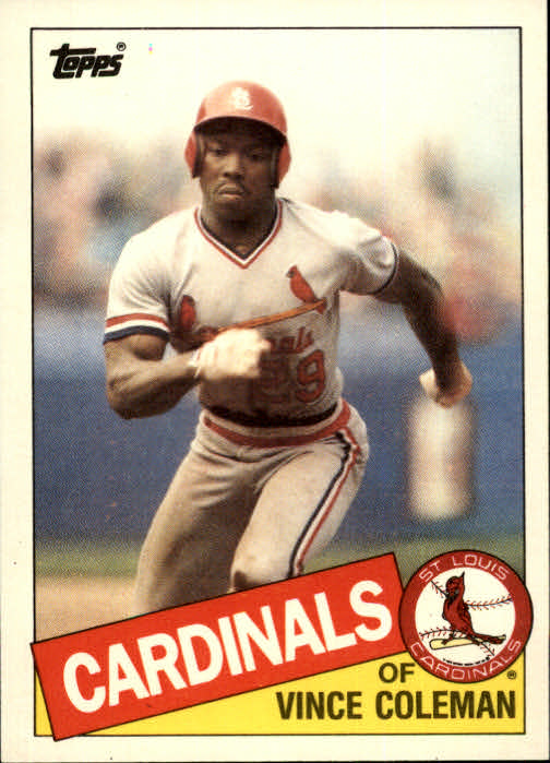 1985 Topps Traded #24T Vince Coleman XRC