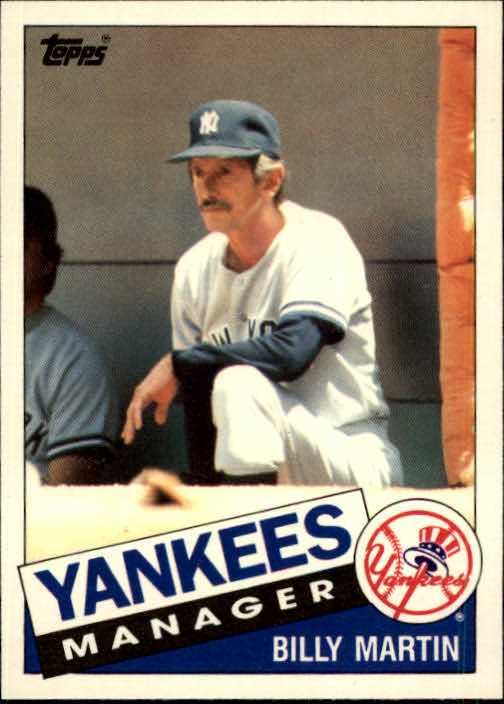 1985 Topps Traded #78T Billy Martin MG